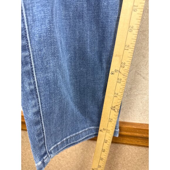 James Jeans Women's Leggy Ankle Curvy Flutter Denim Blue Plus Size 20 NEW USA - Picture 7 of 10